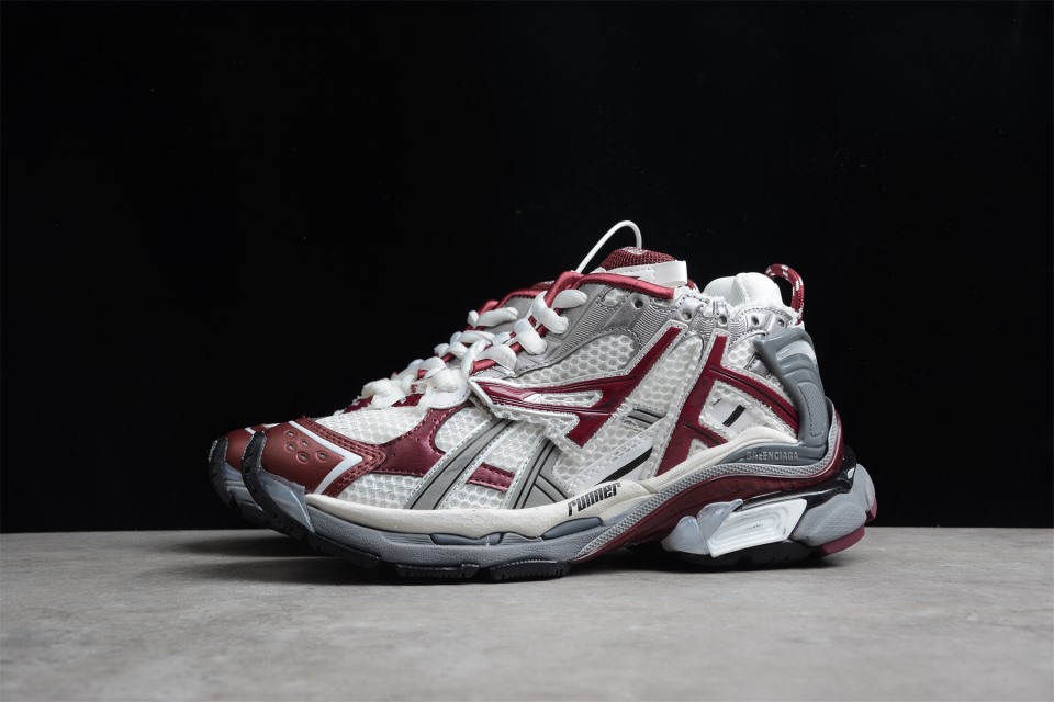 maroon balenciaga shoes