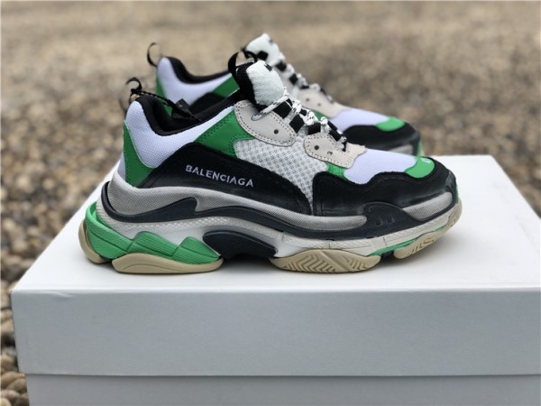 Balenciaga Triple S Sneaker White/Green/Black