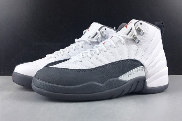Air Jordan 12 Retro White Dark Grey 130690-160