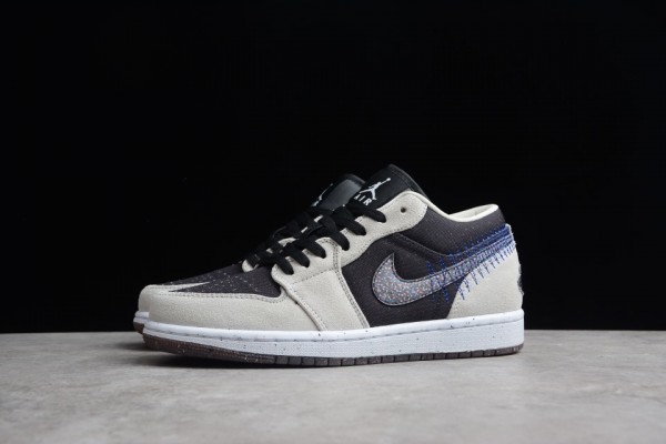 Air Jordan 1 Low "Crater" Black Grey DM4657-001