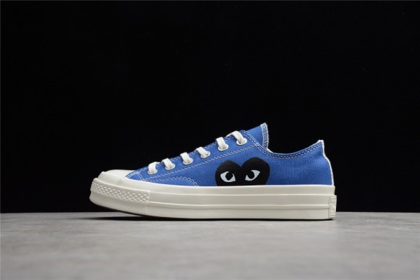 CDG Play x Converse Chuck 70 Low Blue Quartz 171848C