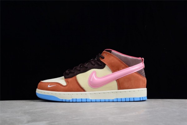 Social Status x Nike Dunk Mid "Chocolate Milk" DJ1173-700