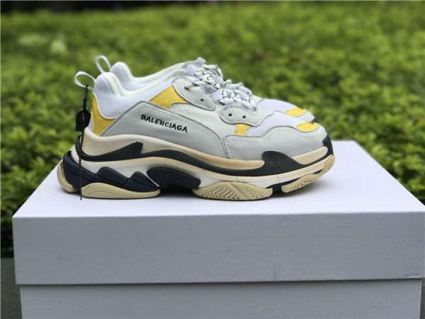 2017 Balenciaga Triple S DSM White Yellow (BAL0015)