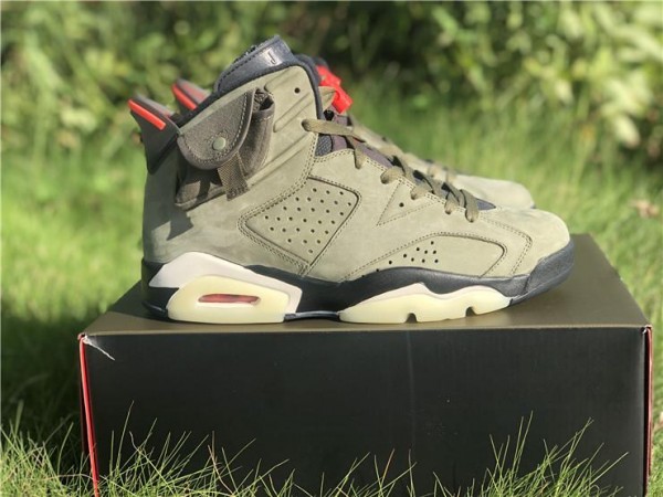 Travis Scott x Air Jordan 6 "Medium Olive" CN1084-200