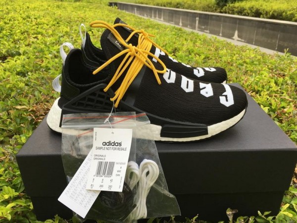 2017 Fear Of God x Adidas NMD Pharrell Williams Human Race Black White (HR-0004)