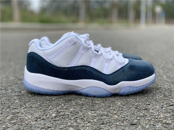 Air Jordan 11 Retro Low Navy "Snakeskin" CD6846-102 (AJ-1019)