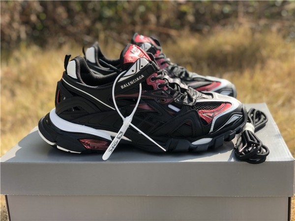 Balenciaga Track.2 Sneaker Black/Burgundy