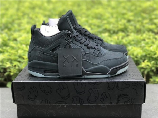 KAWS x Air Jordan 4 Retro "Black" 930155-001