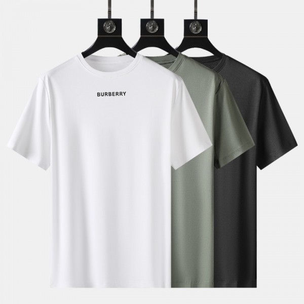 Burberry Short Sleeve T-Shirt Black/Green/White