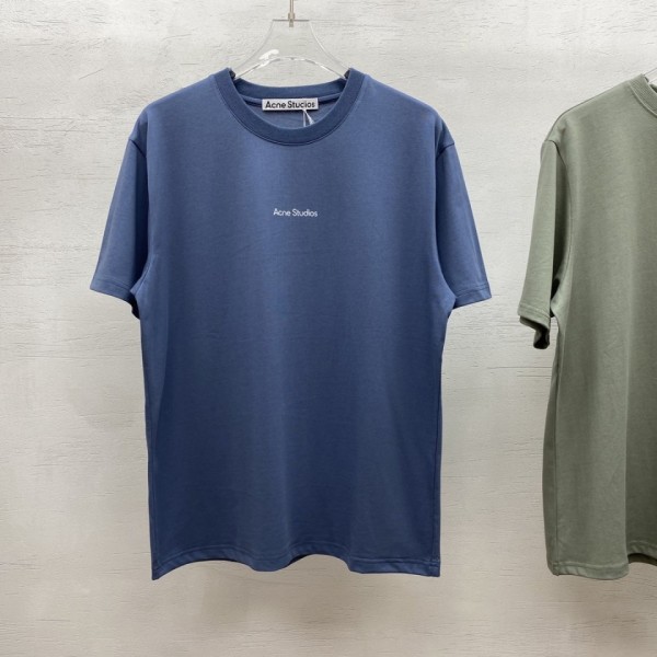 Acne Studios Short Sleeve T-shirt Blue