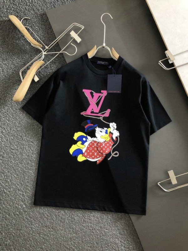 Louis Vuitton letter printing short sleeves T-shirt