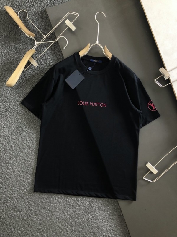 LV Short Sleeve T-shirt - Black
