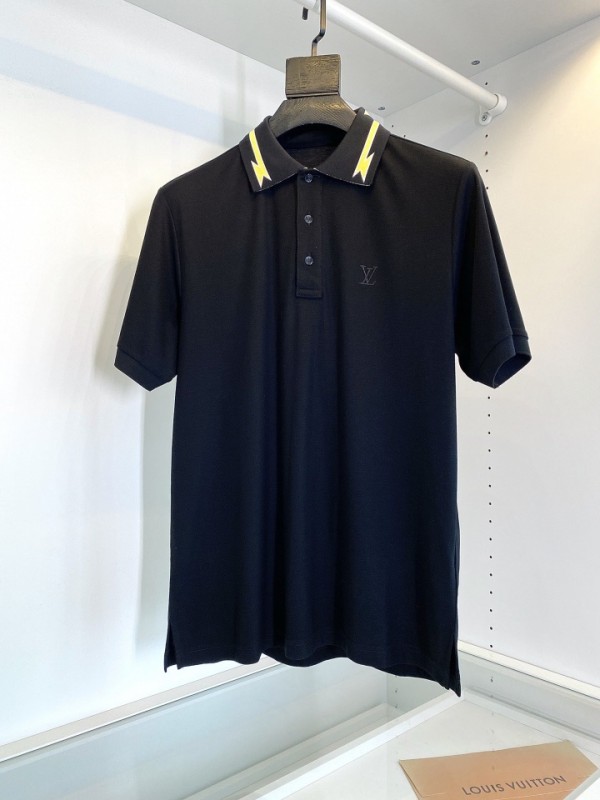 Louis Vuitton lapel polo shirts