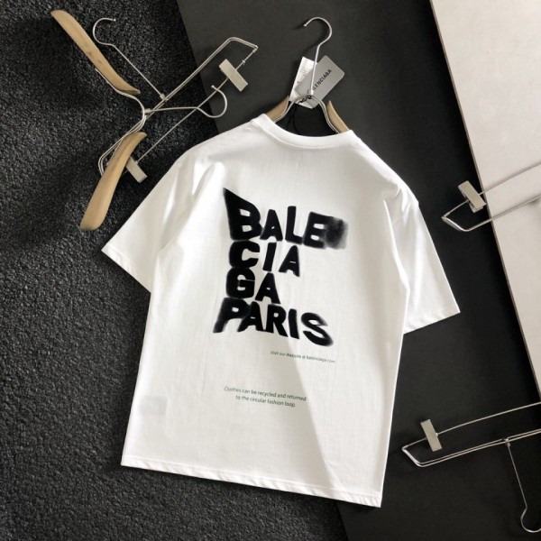 Balenciaga Short Sleeve T-shirt - White