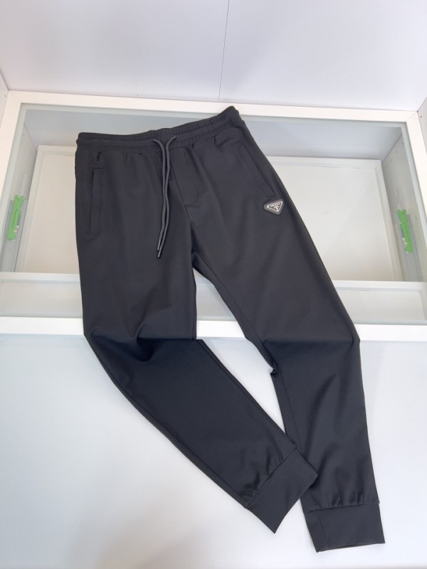 Prada Silk Pants - Black