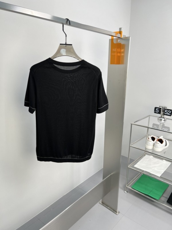 Hermes Short Sleeve Black  T-shirts