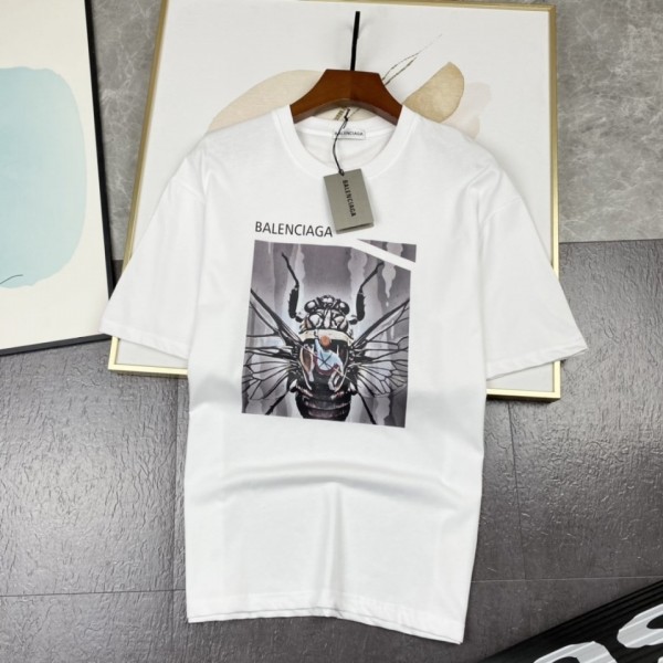 Balenciaga Short Sleeve T-Shirt White/Black