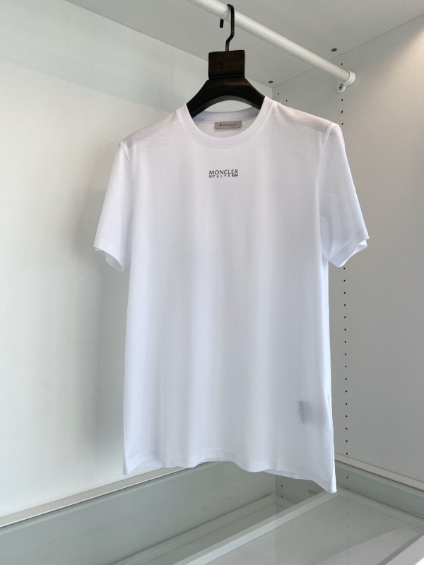 Moncler Short  Sleeve T-shirts White