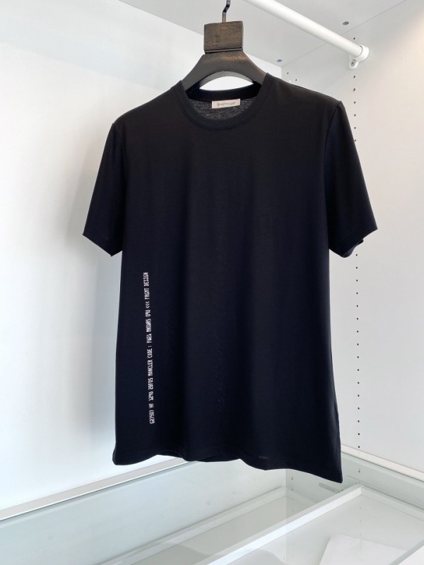 Moncler Short  Sleeve T-shirts Black