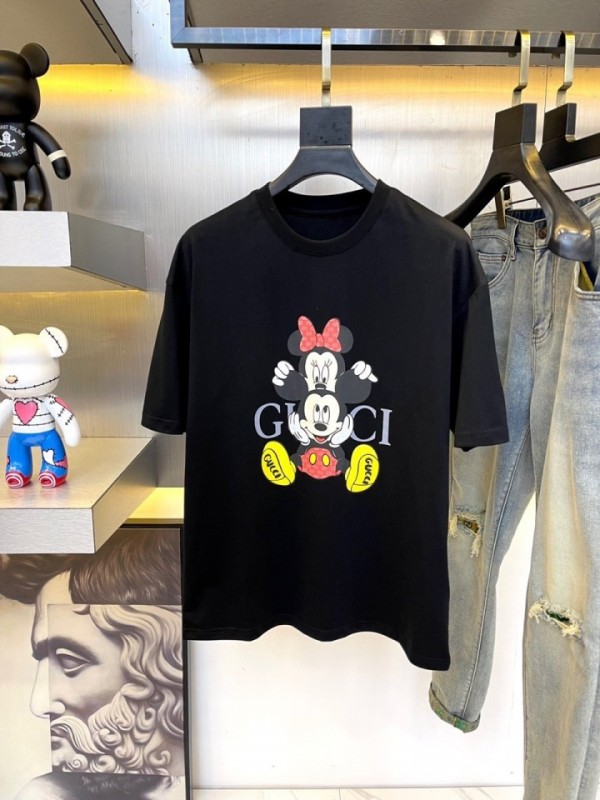 Gucci Short Sleeve T-Shirt Mickey Mouse White/Black