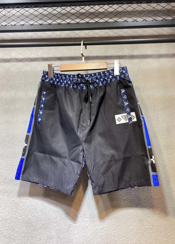 Louis Vuitton Shorts Black Blue LV-0007