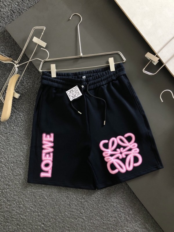 Loewe shorts - Black Logo Loewe Pink