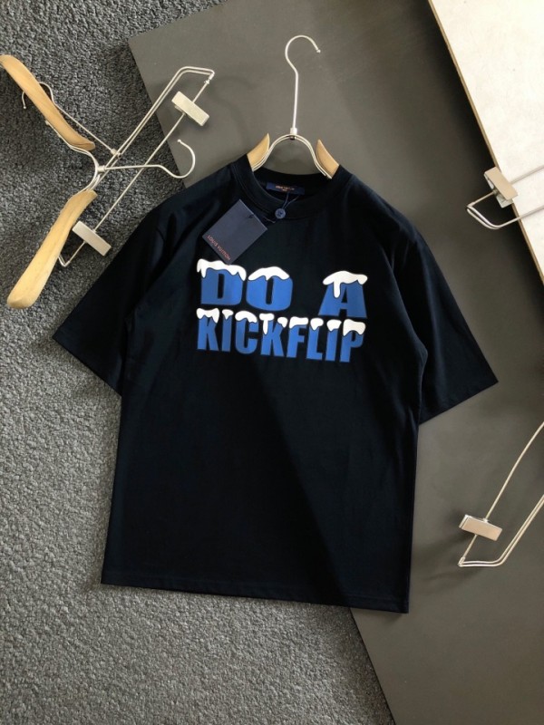 LV short sleeves short T - Black