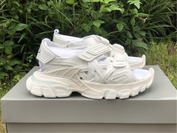 Balenciaga Track Sandal White