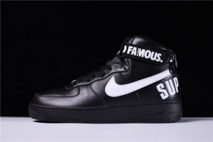 Supreme x Nike Air Force 1 High SP "Black" 698696-010