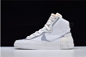 Sacai x Nike Blazer Mid White Grey BV0072-100