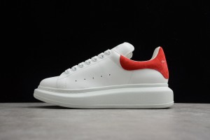 Alexander McQueen Oversized Sneaker White Red Suede