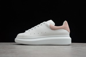 Alexander McQueen Oversized Sneaker White Pink Suede