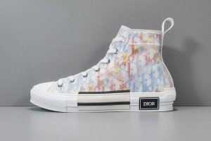 Dior B23 High Top Multicolor Oblique Sneaker 3SH118YTI_H265