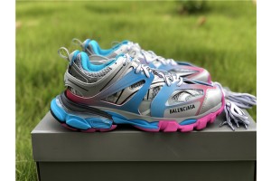 Balenciaga Track Sneaker Blue/Pink/Silver
