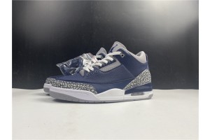 Air Jordan 3 Retro "Georgetown" Midnight Navy CT8532-401