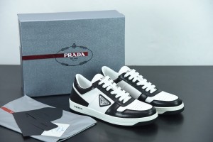 Prada Leather Sneaker White/Black