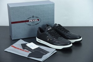 Prada Leather Sneaker Black