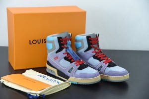 LV Trainer Sneaker Boot 508 Purple