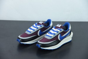 Sacai x Undercover x Nike LDWaffle "Night Maroon" DJ4877-600