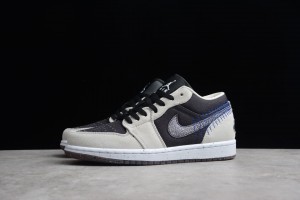Air Jordan 1 Low "Crater" Black Grey DM4657-001