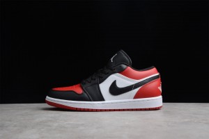 Air Jordan 1 Low Bred Toe 553558-612