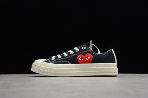 CDG Play x Converse Chuck Taylor All Star 70 Low Black 150206C