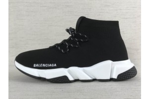 Balenciaga Speed Lace-up Sneaker Black/White
