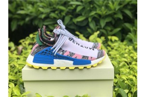 Pharrell Williams X Adidas Originals Human Race NMD Trail "SOLARHU" White Blue Pink (HR-0029)