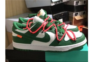 OFF-WHITE x Nike Dunk Low "Pine Green" CT0856-100