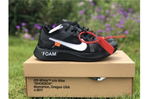 OFF-WHITE X Nike Zoom Fly Black AJ4588-001 (OW-0012)