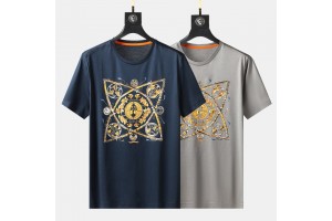 Hermès Short Sleeve T-Shirt Blue/Grey