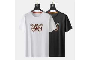 Hermès Short Sleeve T-Shirt Black/White