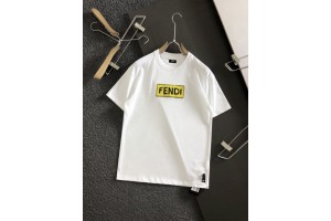 Fendi Short Sleeve T-shirt White/Black