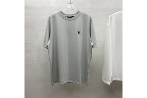 LV Short Sleeve T-Shirt Grey